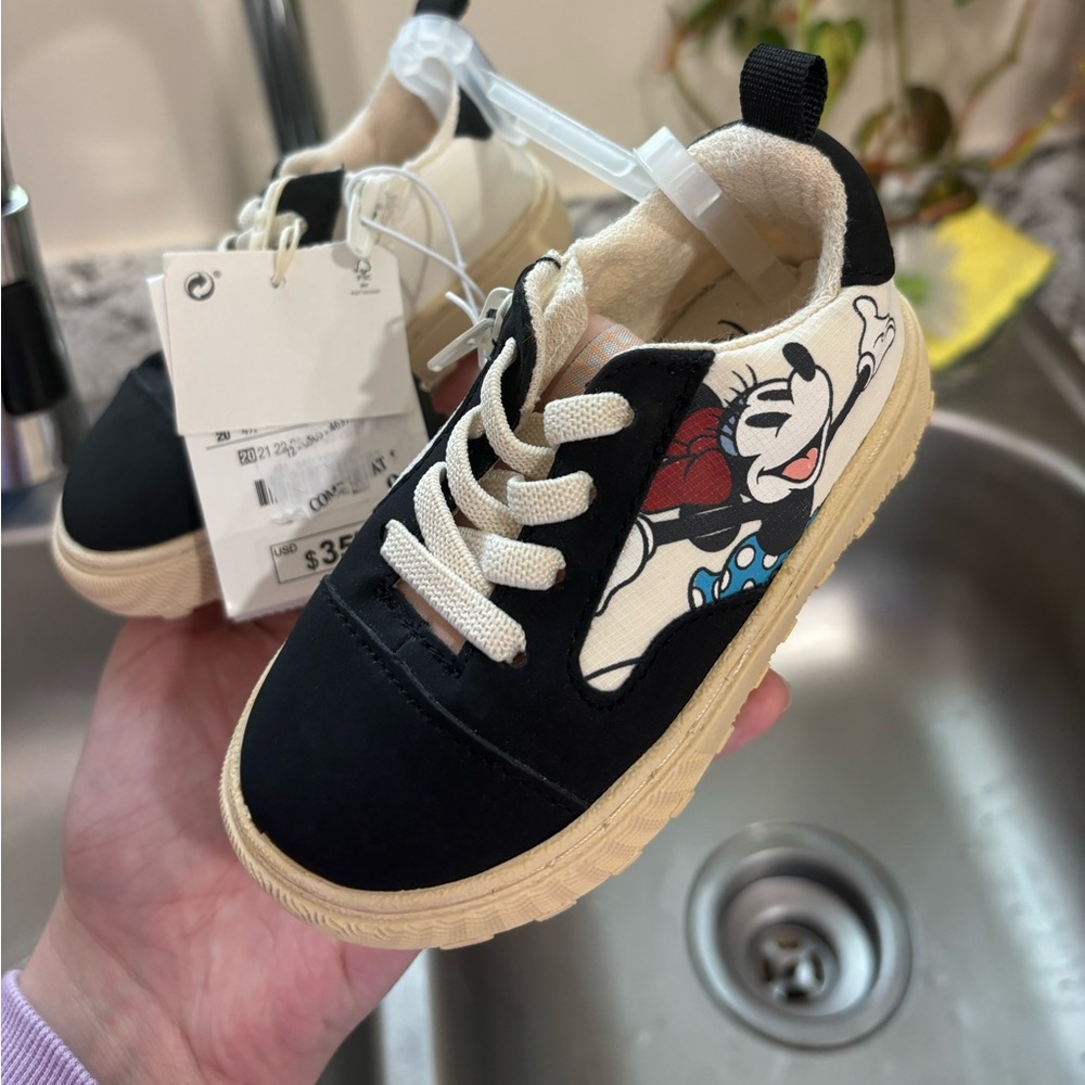 Zara Minnie Mouse Sneakers NWTGS